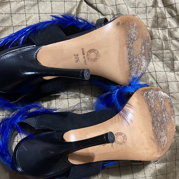 Beautiful real feather dries van noten heels - Picture 6 of 6